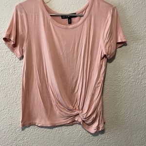 Baby pink Derek heart tee shirt size medium